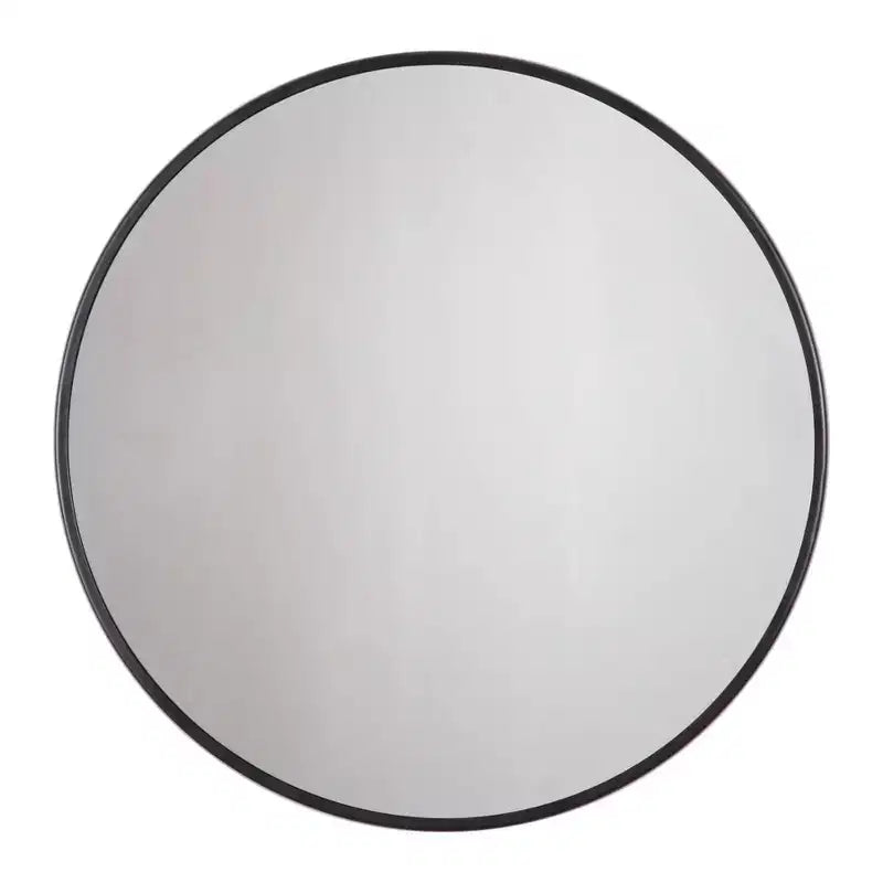 Brewster Adelina Black Circular Mirror