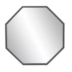 Howard Elliott 60"x30" Allan Andrews Millennium Silver Large Mirror: Modern Style, Wood Frame, Wall Mounted