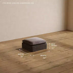 Pouf modulare quadrato – Seduta singola, Rivestimento lavabile