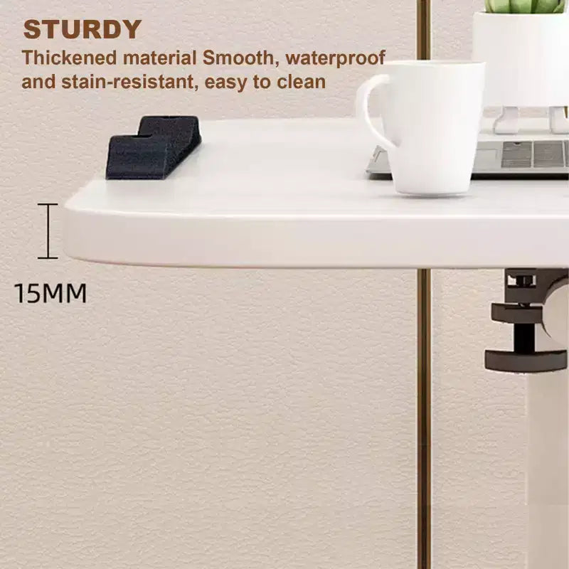 Tavolo regolabile nero/legno per letto – Utente singolo