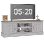 Modern TV Stand for 65-Inch TVs, Rustic Wood Entertainment Center with Spacious Storage Cabinets, Media Console Table for Living Room & Office