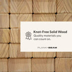 Comò in pino naturale a 6 cassetti, stile Mid-Century, con maniglie in ottone
