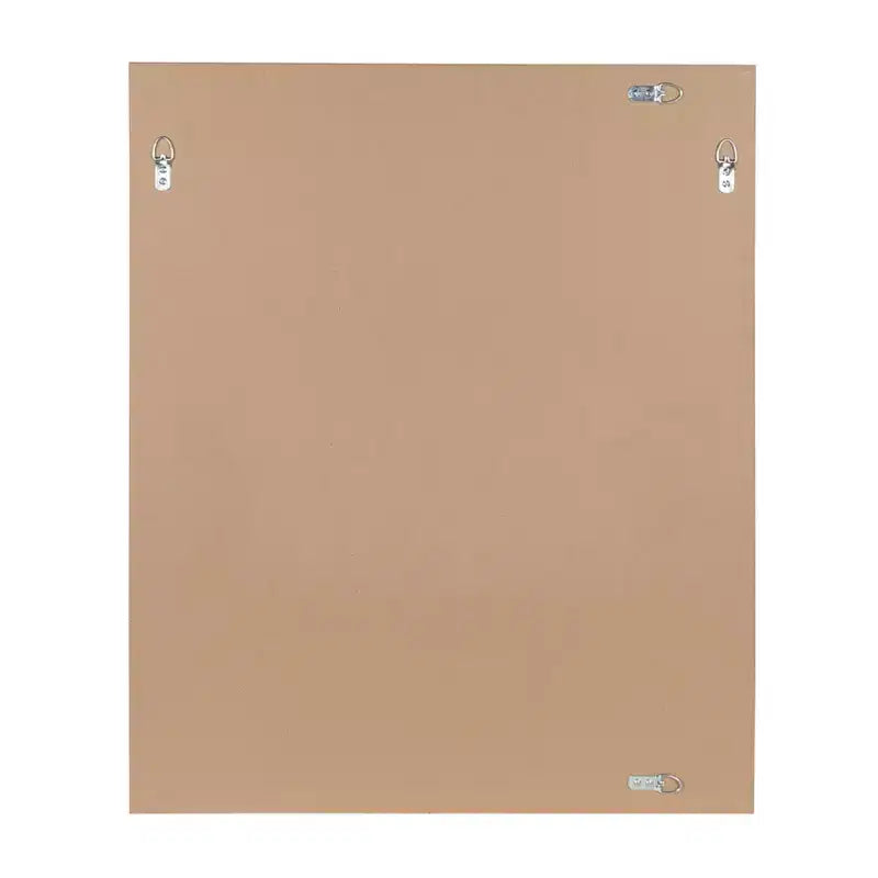 Specchio da parete singolo con cornice rettangolare bianca, 27x33 / 29x41