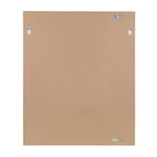 Specchio da parete singolo con cornice rettangolare bianca, 27x33 / 29x41