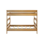 Letto a castello Queen-Over-Queen in legno massiccio, 2 posti letto, nei colori Barnwood Brown / Driftwood / Pecan Dip / White Wash
